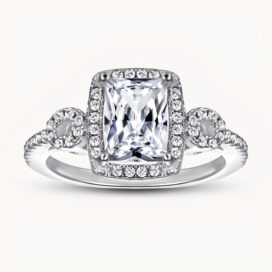 The Everglow Ring - White Gold