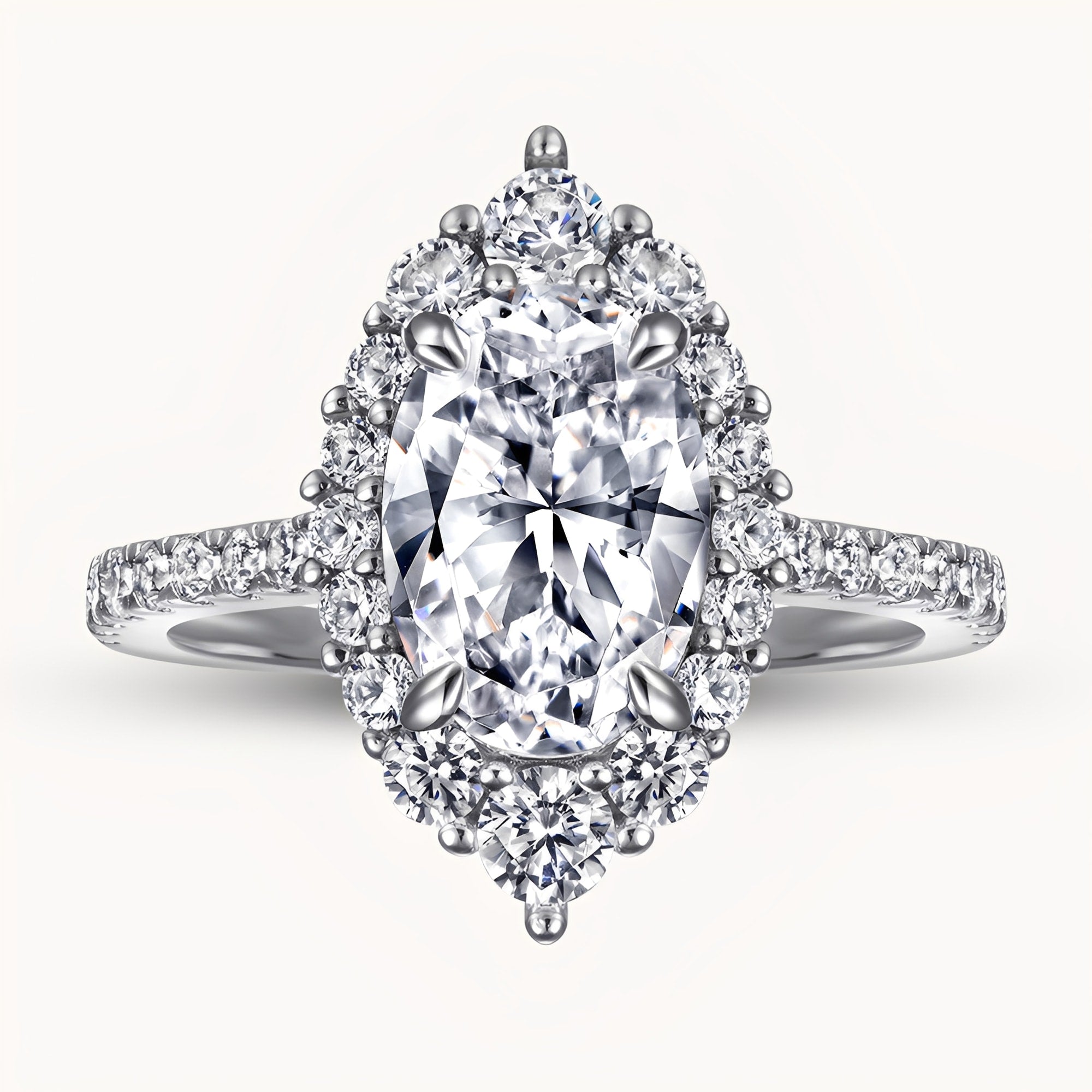 The Empire Ring - White Gold – AnaClair