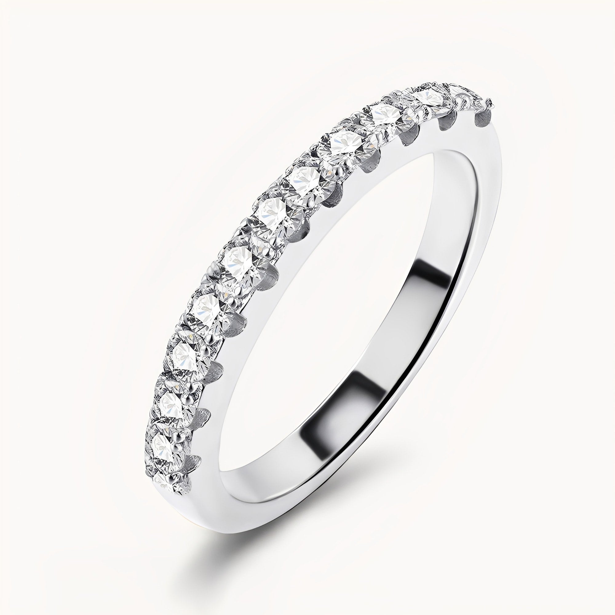 The Fleur Band - White Gold – AnaClair