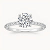 The Amore Moissanite Ring - White Gold