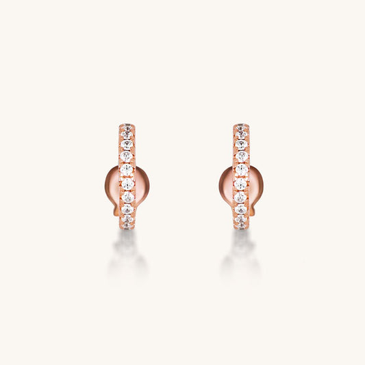 The Celestial Hoops – Rose Gold - AnaClair