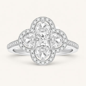 The Starlit Ring - White Gold